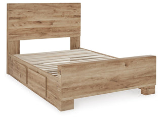 Hyanna Queen Panel Bed with 2 Side Storage