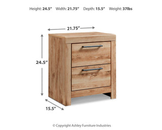 Hyanna Full Storage Panel Bed, Dresser, Mirror and Nightstand