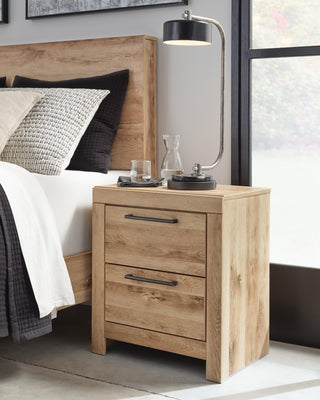 Hyanna King Panel Bed, Dresser, Mirror and 2 Nightstands