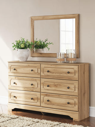 Aleaport Twin Panel Bed, Dresser and Mirror