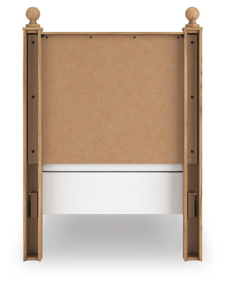 Aleaport Twin Panel Bed, Dresser and Mirror