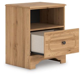 Aleaport King Panel Bed, Dresser, Mirror and Nightstand