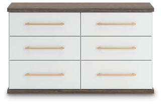 Kendanport King Upholstered Bed, Dresser and Nightstand