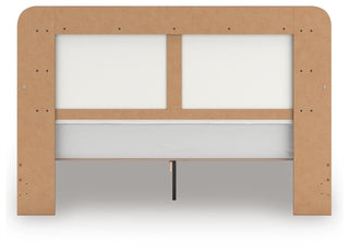Kendanport King Upholstered Bed, Dresser and Mirror