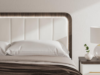 Kendanport King Upholstered Bed, Dresser and Nightstand