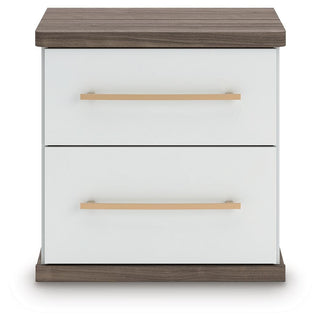 Kendanport King Upholstered Bed, Dresser and Nightstand