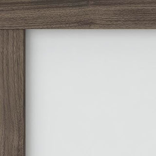 Kendanport Queen Upholstered Platform Bed, Dresser and Mirror