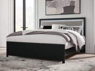 Maeling Queen Upholstered Panel Bed