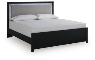 Maeling Queen Upholstered Panel Bed