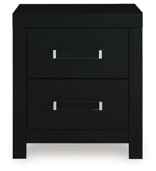 Maeling Queen Upholstered Panel Bed, Dresser and Nightstand