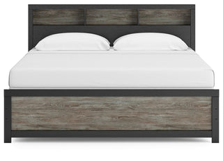 Broachmyn Bookcase Panel Bed
