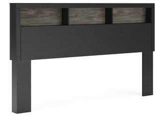 Broachmyn Lighted Bookcase Headboard