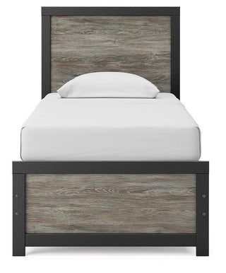 Broachmyn Twin Panel Bed, Dresser and Mirror
