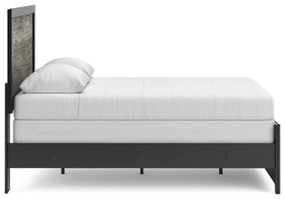 Broachmyn Panel Bed - Black/Gray, Full