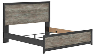 Broachmyn Panel Bed - Black/Gray, King