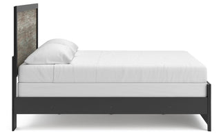 Broachmyn Panel Bed - Black/Gray, King