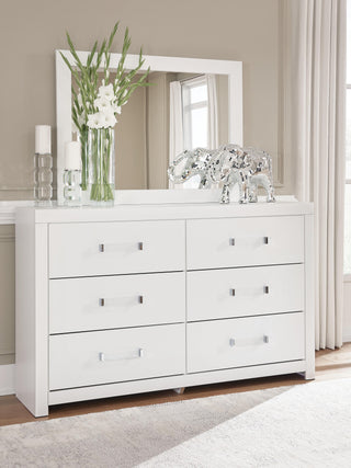 Maeling Dresser and Mirror