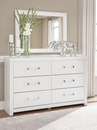 Maeling Dresser and Mirror
