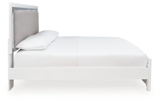 Maeling Queen Upholstered Panel Bed