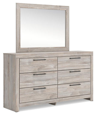 Broachmyn Twin Panel Bed, Dresser and Mirror
