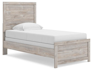Broachmyn Panel Bed - Gray, Twin