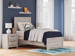 Broachmyn Panel Bed - Gray, Twin