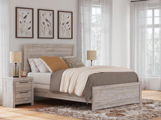 Broachmyn Panel Bed - Gray, Queen