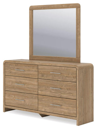 Gramburg Queen Panel Bed, Dresser and Mirror