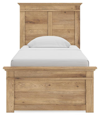 Makidern Twin Panel Bed, Dresser and Mirror