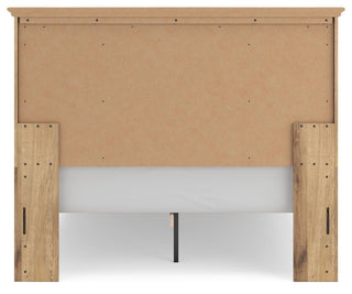 Makidern Queen Panel Storage Bed, Dresser and Mirror