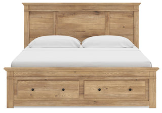 Makidern King Panel Storage Bed