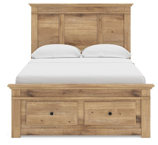 Makidern Full Panel Storage Bed