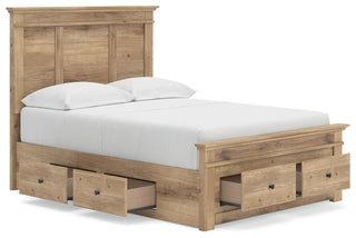 Makidern Full Panel Storage Bed