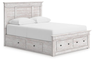 Makidern Queen Panel Storage Bed