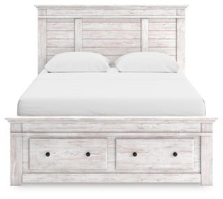 Makidern Queen Panel Storage Bed