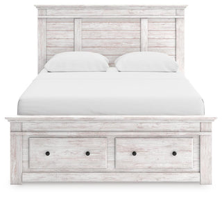 Makidern Queen Panel Storage Bed