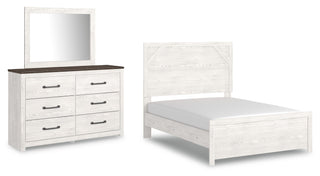 Gerridan Full Panel Bed with Dresser and Mirror