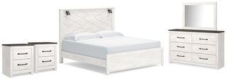 Gerridan King Panel Bed, Dresser, Mirror and 2 Nightstands