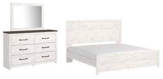 Gerridan King Panel Bed, Dresser and Mirror