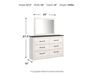 Gerridan King Panel Bed, Dresser, Mirror, Chest and 2 Nightstands