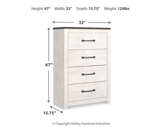 Gerridan King Panel Bed, Dresser, Chest and 2 Nightstands