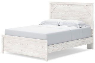 Gerridan Queen Bed with Mirrored Dresser and Nightstand