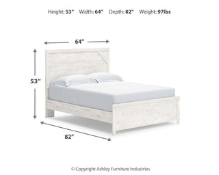 Gerridan King Panel Bed, Dresser and Nightstand
