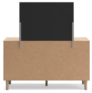 Cielden King Panel Bed, Dresser and Mirror
