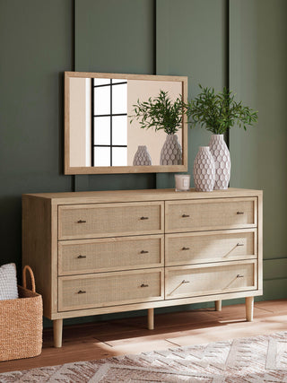 Cielden King Panel Bed, Dresser and Mirror