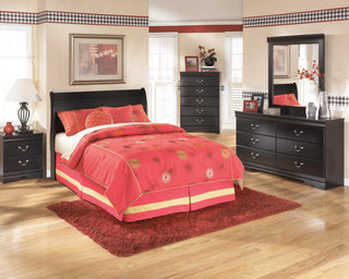 Huey Vineyard Queen Sleigh Headboard