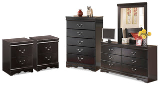 Huey Vineyard Dresser, Mirror, Chest and 2 Nightstands