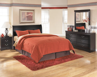 Huey Vineyard Sleigh Headboard - Queen