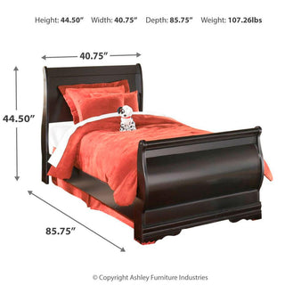 Huey Vineyard Sleigh Bed - Twin