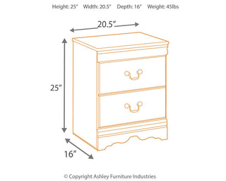 Huey Vineyard Full Sleigh Headboard, Chest and Nightstand